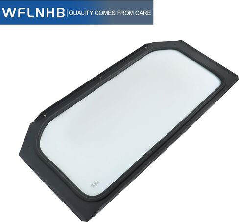 WFLNHB Full Glass Windshield Black Replacement for Can-Am Maverick X3 2017 2018-2024 in Saudi Arabia