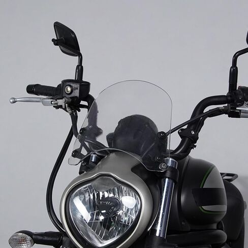 الزجاج الأمامي للدراجات النارية Xitomer متوافق مع Vulcan S 650 VN650 2015-2024 Vulcan S 650 VN650 الزجاج الأمامي مع دعامة، عاكس الرياح (شفاف) in Kuwait