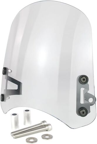 الزجاج الأمامي للدراجات النارية Xitomer متوافق مع Vulcan S 650 VN650 2015-2024 Vulcan S 650 VN650 الزجاج الأمامي مع دعامة، عاكس الرياح (شفاف) in Kuwait