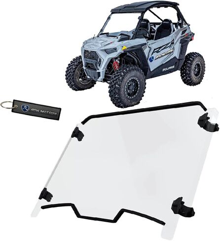 Front Full Windshield Tough PC Fits Polaris RZR XP 1000 /4 Turbo Models (2019-2023) in Saudi Arabia