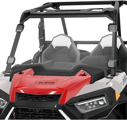 Front Full Windshield Tough PC Fits Polaris RZR XP 1000 /4 Turbo Models (2019-2023) in Saudi Arabia