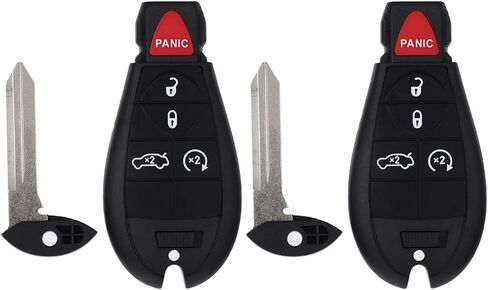 2 Pack 5 buttons Remote Control Car Key Fob 2013-2016 Fit for Dodge Dart 1.4L,2013-2016 Fit for Dodge Dart 2.0L 56046773AA,M3N32297100 in Saudi Arabia