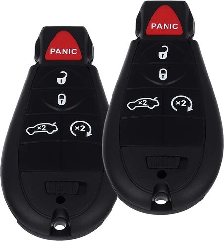 2 Pack 5 buttons Remote Control Car Key Fob 2013-2016 Fit for Dodge Dart 1.4L,2013-2016 Fit for Dodge Dart 2.0L 56046773AA,M3N32297100 in Saudi Arabia