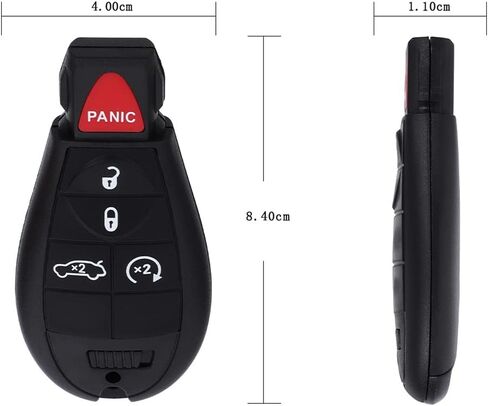 2 Pack 5 buttons Remote Control Car Key Fob 2013-2016 Fit for Dodge Dart 1.4L,2013-2016 Fit for Dodge Dart 2.0L 56046773AA,M3N32297100 in Saudi Arabia