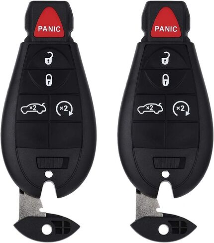 2 Pack 5 buttons Remote Control Car Key Fob 2013-2016 Fit for Dodge Dart 1.4L,2013-2016 Fit for Dodge Dart 2.0L 56046773AA,M3N32297100 in Saudi Arabia
