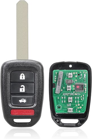 1 Pack 4 buttons Remote Control Car Key Fob 2017 Fit for Honda Accord 2.0L,2016-2017 Fit for Honda Accord 2.4L MLBHLIK6-1TA in Saudi Arabia
