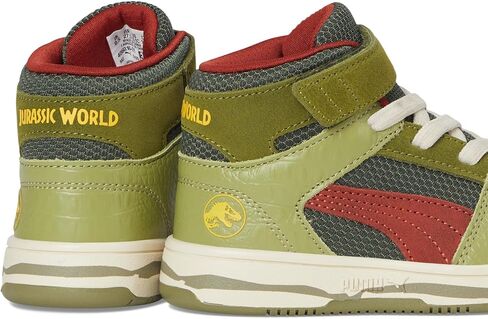 PUMA Unisex-Child Rebound Layup Mid Jurassic World Hook and Loop Shoes Sneaker in Saudi Arabia