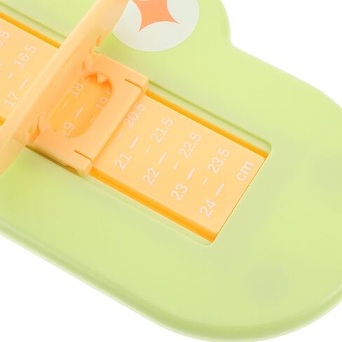 مقياس القدم لقياس الحذاء الدقيق، جهاز قياس متعدد الاستخدامات للأولاد والبنات، مسطرة قدم مريحة للاستخدام المنزلي للصنادل والأحذية الرياضية in Kuwait