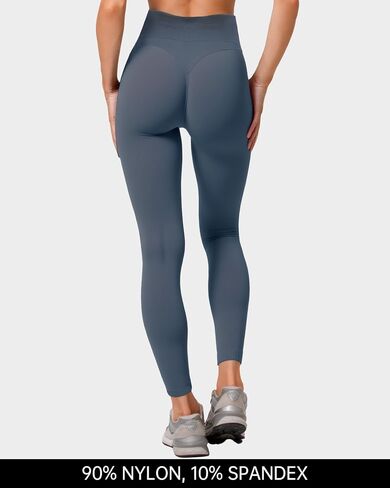 Adamotto Workout Leggings for Women - Tummy Control Mid Rise Gym Yoga Pilates Athletic Pants in Saudi Arabia