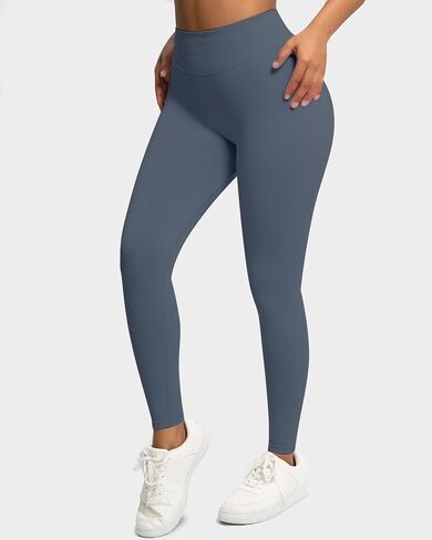 Adamotto Workout Leggings for Women - Tummy Control Mid Rise Gym Yoga Pilates Athletic Pants in Saudi Arabia