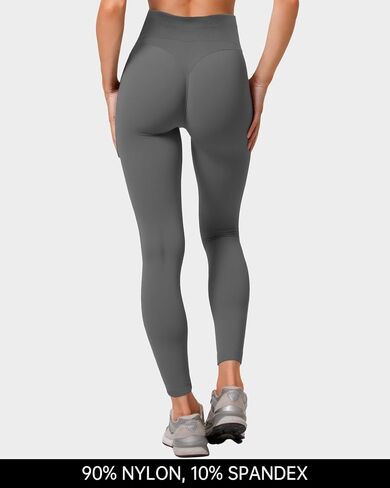 Adamotto Workout Leggings for Women - Tummy Control Mid Rise Gym Yoga Pilates Athletic Pants in Saudi Arabia
