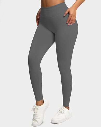 Adamotto Workout Leggings for Women - Tummy Control Mid Rise Gym Yoga Pilates Athletic Pants in Saudi Arabia