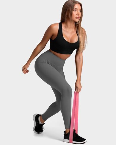 Adamotto Workout Leggings for Women - Tummy Control Mid Rise Gym Yoga Pilates Athletic Pants in Saudi Arabia