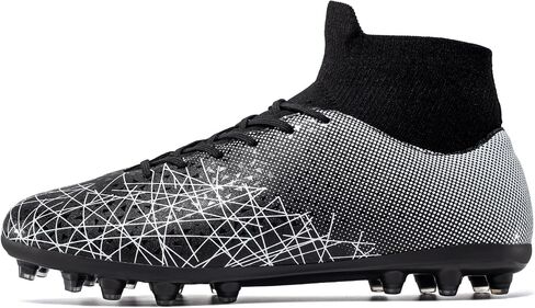 Kids Soccer Cleats High Top Training Youth Football Cleats, Boys Girls Athletic Outdoor in Saudi Arabia