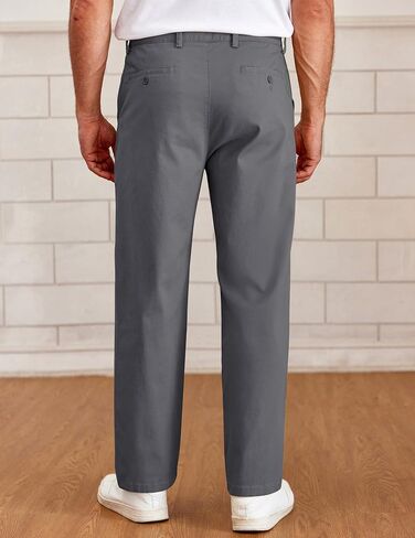 COOFANDY Mens Casual Chinos Pants Classic Relaxed Fit Khaki Pants Wrinkle Free Stretch Dress Pants in Saudi Arabia
