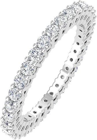 FINEROCK 1 Carat Diamond Eternity Wedding Band in 14K Gold in Kuwait