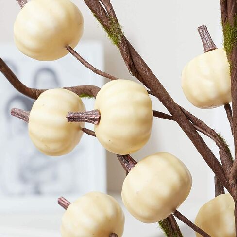Factory Direct Craft Set of 16 Assorted Harvest Off White Faux Gourds and Pumpkins for Halloween, Fall and Thanksgiving Decorating for Halloween, Fall and Thanksgiving Decorating in Saudi Arabia