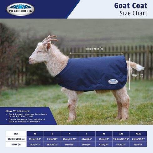 WeatherBeeta Goat Coat, Grey, Medium in Saudi Arabia