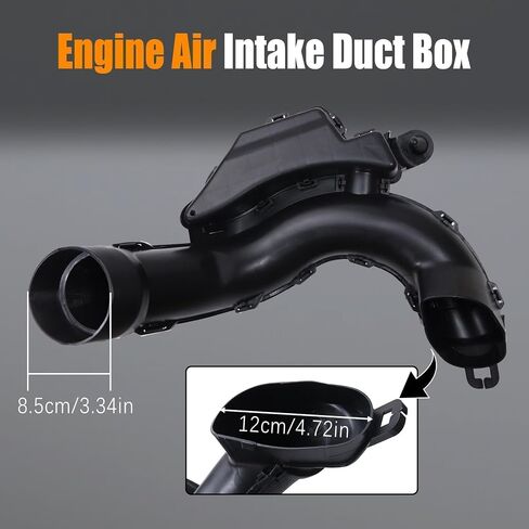 165543RC2B Rear Engine Air Intake Hose Engine Air Intake Duct Box for Nissan Sentra 1.8L 2013-2019 Replaces 696-172 in Saudi Arabia