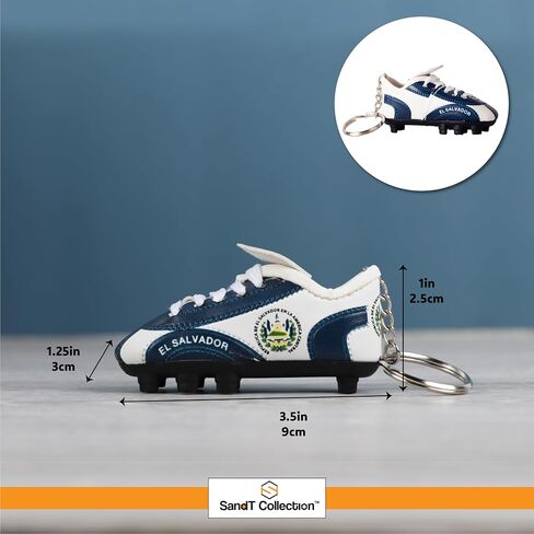 3 Pack Soccer Shoe Keychains Sneaker with Cleats Country Souvenir Keyrings in Saudi Arabia