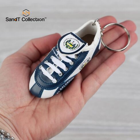3 Pack Soccer Shoe Keychains Sneaker with Cleats Country Souvenir Keyrings in Saudi Arabia