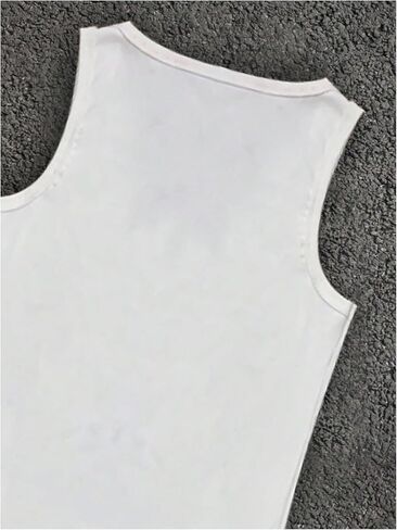 OYOANGLE Men's Square Neck Ribbed Knit Tank Top Basic Solid Sleeveless Undershirts Muscle Tops in Saudi Arabia