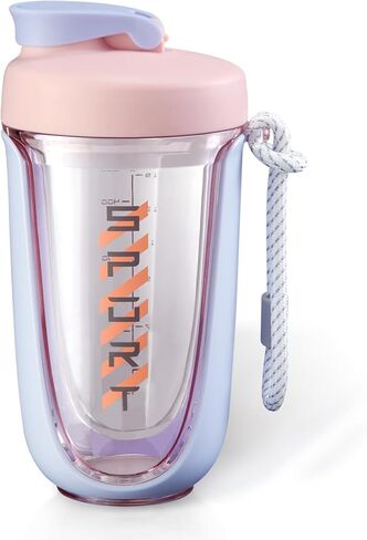 أكواب شيكر لمخفوق البروتين، زجاجة شيكر بروتين 20 أونصة، مقاومة للتسرب، شيكر مثالي للصالة الرياضية، زجاجة ما قبل التمرين، كوب شيكر كوكتيل، مخفوقات مكملة لفقدان الوزن in Kuwait