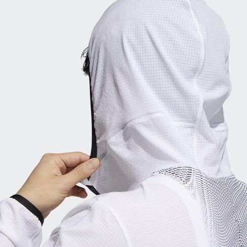 adidas Mens Training Heat.Rdy Warrior Light Woven Track Jacket, White in Saudi Arabia