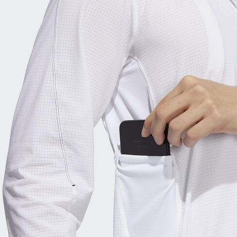 adidas Mens Training Heat.Rdy Warrior Light Woven Track Jacket, White in Saudi Arabia