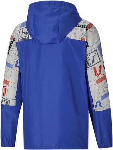 سترة PUMA للرجال Classics Gen. سترة منسوجة بسحاب ربع سنوي، ملابس خارجية رياضية، جيوب غير رسمية - أزرق in Saudi Arabia