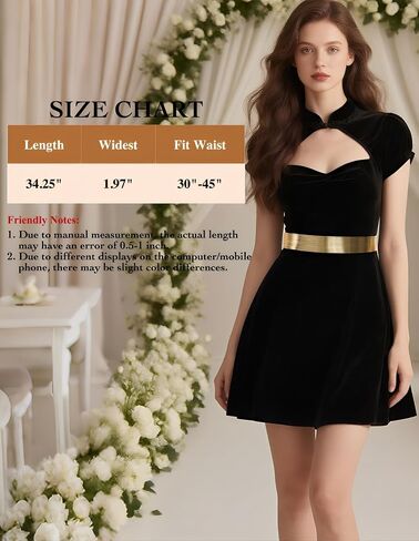 Women Trendy Wide Waist Belt Retro Stretch Elastic Belt for Dress Jeans Pants in Kuwait