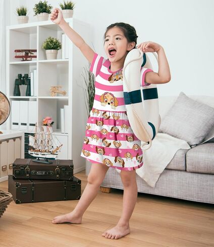 Paw Patrol Girls Dress - Skye Everest Liberty Sweetie Outfit Skirt Toddlers to Birthday Girls Clothes in Saudi Arabia