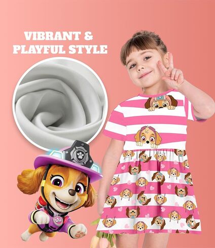 Paw Patrol Girls Dress - Skye Everest Liberty Sweetie Outfit Skirt Toddlers to Birthday Girls Clothes in Saudi Arabia