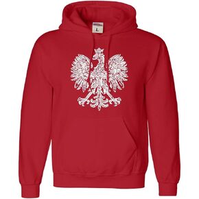 كنزة بقلنسوة للرجال والنساء من Go All Out Polska Eagle Polish Pride بولندا in Kuwait