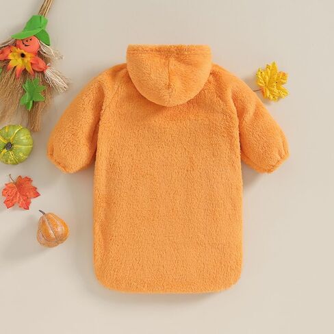 My First Halloween Baby Girl Boy Outfit Newborn 0-6 Month Long Sleeve Hoodie Romper Onesie Bodysuit in Kuwait