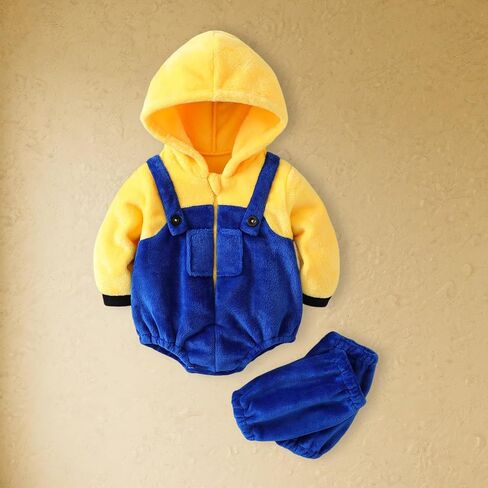 Baby Halloween Costume Cute Animals Demon Monster Cosplay Costume Fleece Hooded Romper Outfits in Saudi Arabia