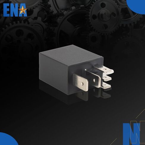 ENA 4 حزمة 5 دبوس 30AMP 12V DC SPST العالمي متعدد الأغراض التتابع السيارات السلطة بداية التتابع للقوارب المشجعين السيارات أضواء السيارة استبدال الملحقات in Saudi Arabia
