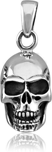 WithLoveSilver 925 Sterling Silver Charm Skull Head Pendant in Saudi Arabia