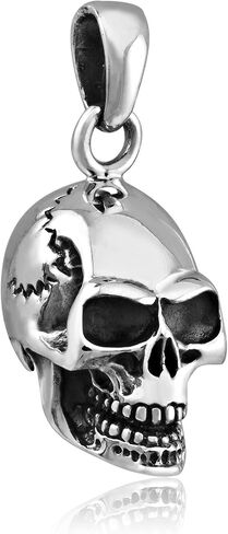 WithLoveSilver 925 Sterling Silver Charm Skull Head Pendant in Saudi Arabia