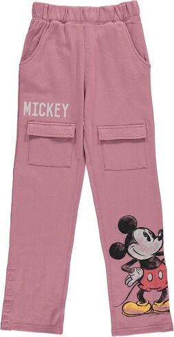 Boys Mickey Mouse Adaptive T-Shirt & Cargo Sweatpants Set, Classic Mickey Mouse Clothing Little and Big Boys Sizes in Saudi Arabia