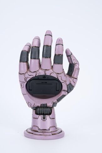 ساعة منبه رقمية يدوية ميكانيكية من Cyberpunk، تمثال راتنج Steampunk، ديكور مكتب in Saudi Arabia