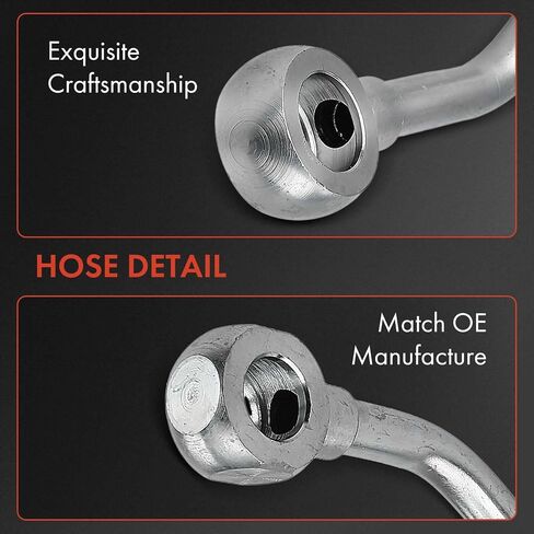 A-Premium Power Steering Pressure Hose Line Assembly Compatible with Volkswagen Jetta 2000-2004, Golf 1999-2004, L4 1.9L, Automatic Transmission, Pump to Rack/Gear in Saudi Arabia