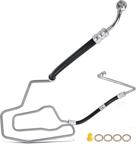 A-Premium Power Steering Pressure Hose Line Assembly Compatible with Volkswagen Jetta 2000-2004, Golf 1999-2004, L4 1.9L, Automatic Transmission, Pump to Rack/Gear in Saudi Arabia