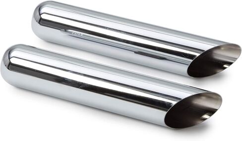 Glasspack Mandrel-Bent Dual Truck Exhaust Kit with Chrome Tips in Kuwait
