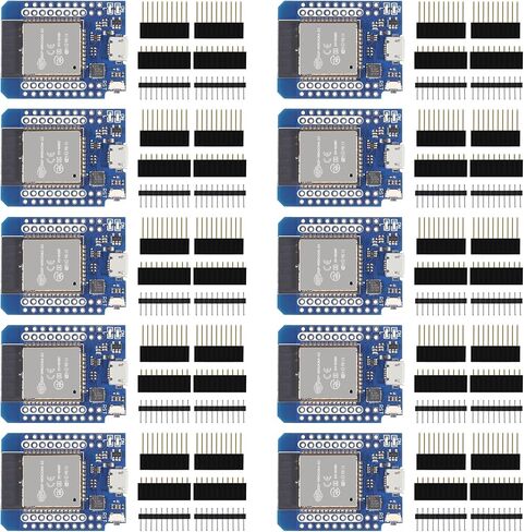 AITRIP 3 قطع من النوع C D1 Mini ESP32 ESP-WROOM-32 CP2104 WLAN WiFi + بلوتوث لوحة تطوير إنترنت الأشياء IoT لـ Arduino NodeMCU in Saudi Arabia