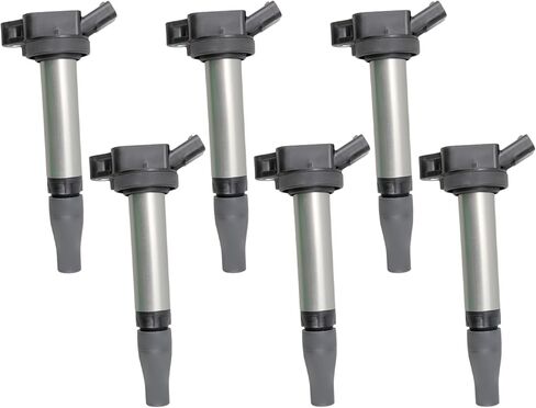 6Pcs Ignition Coil Pack Compatible with Toyota 2016-20 Tacoma V6 3.5L, 2016 Tacoma L4 2.7L, #UF796, 9091902273, 90919A2008 in Saudi Arabia