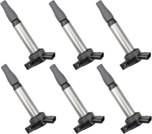 6Pcs Ignition Coil Pack Compatible with Toyota 2016-20 Tacoma V6 3.5L, 2016 Tacoma L4 2.7L, #UF796, 9091902273, 90919A2008 in Saudi Arabia