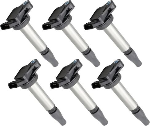 6Pcs Ignition Coil Pack Compatible with Toyota 2016-20 Tacoma V6 3.5L, 2016 Tacoma L4 2.7L, #UF796, 9091902273, 90919A2008 in Saudi Arabia