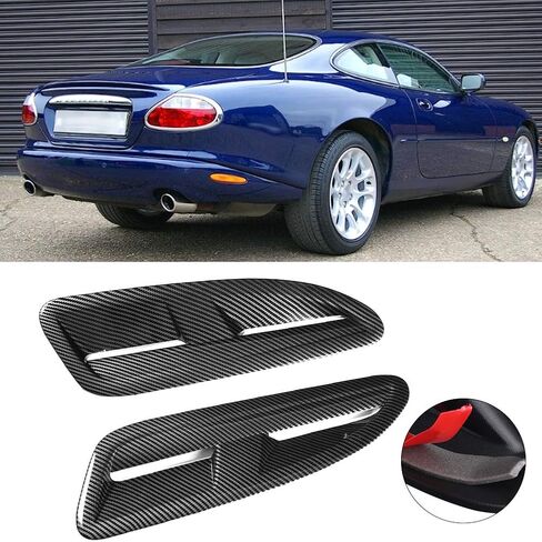 فتحات غطاء محرك السيارة البلاستيكية ABS لأجزاء السيارة المعدلة من جاكوار XKR XK8 (أسود ساطع SI-AT26109) in Saudi Arabia