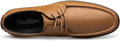 أحذية MWX الجلدية الرجالية بدون كعب سهلة الارتداء في الفستان الرسمي، أحذية مشي كاجوال مريحة للعمل in Kuwait